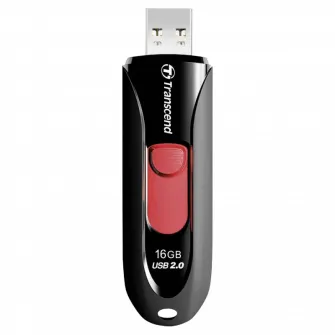 USB Flash накопитель Transcend JetFlash 590, 16Гб, Чёрный
