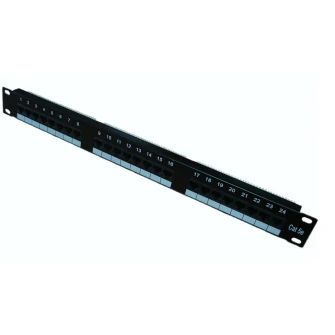 18 port patch panel cat.5e, LY-PP5-03