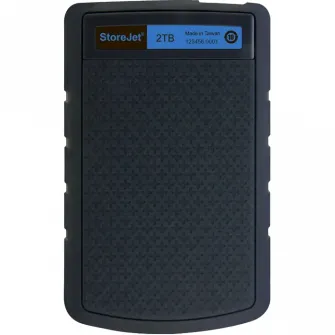 Внешний портативный жесткий диск Transcend StoreJet 25H3B, 2 ТБ, Морской Синий (TS2TSJ25H3B)