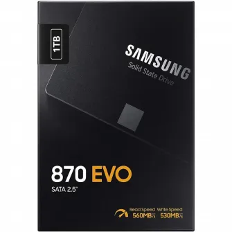 Накопитель SSD Samsung 870 EVO MZ-77E1T0, 1000Гб, MZ-77E1T0BW