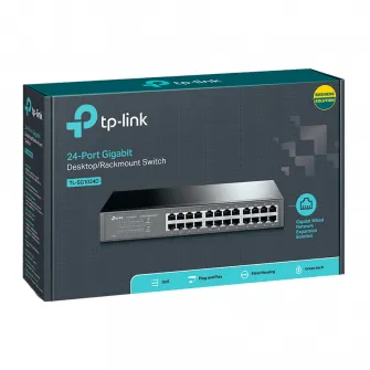 24-port Gigabit Desktop/Rackmount Switch TP-LINK TL-SG1024D, metal case