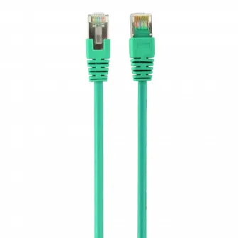 2m, FTP Patch Cord Green, PP22-2M/G, Cat.5E, Cablexpert, molded strain relief 50u