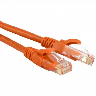 2m, Patch Cord Orange, PP12-2M/O, Cat.5E, Cablexpert, molded strain relief 50u
