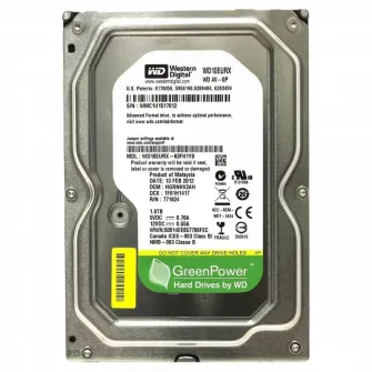 3.5 HDD  1.0TB -SATA-64MB  Western Digital AV-GP (WD10EURX) Ref