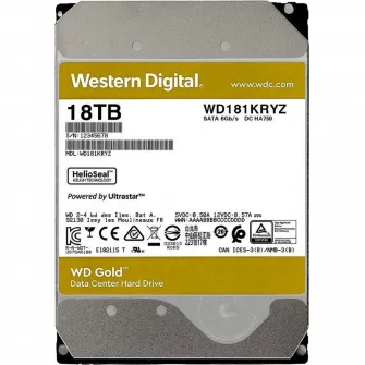 3.5 HDD 18.0TB-SATA-512MB Western Digital Gold Enterprise Class (WD181KRYZ)