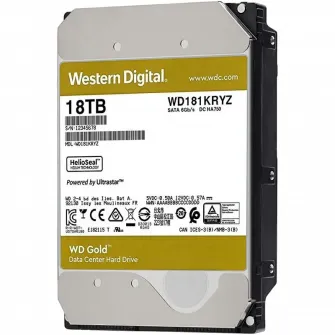 3.5 HDD 18.0TB-SATA-512MB Western Digital Gold Enterprise Class (WD181KRYZ)