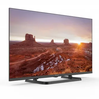 32'' LED SMART TV KIVI 32H710QB +PULT!, 1366x768 HD, Google TV, Negru