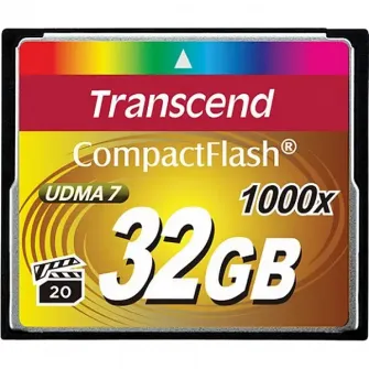 Карта памяти Transcend CompactFlash 1000, 32Гб (TS32GCF1000)