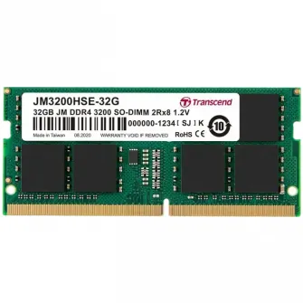 Оперативная память Transcend JM3200HSE-32G, DDR4 SDRAM, 3200 МГц, 32Гб