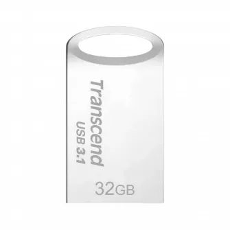 USB Flash накопитель Transcend JetFlash 710, 32Гб, Серебристый