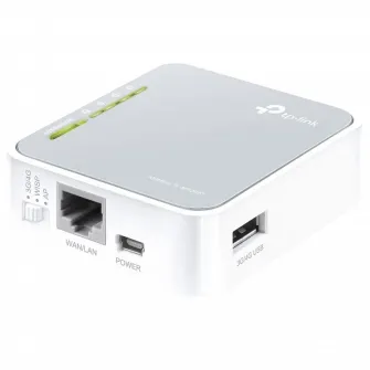 3G/4G Wi-Fi N TP-LINK Router, TL-MR3020, 150Mbps, USB2.0 for Modem