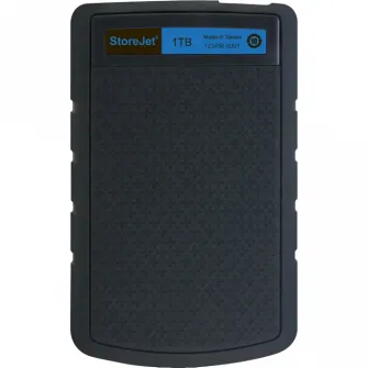 4.0TB (USB3.1) 2.5 Transcend StoreJet 25H3B, Navy Blue, Rubber Anti-Shock, One Touch Backup