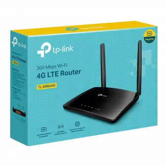 4G LTE Wi-Fi N Router TP-LINK, TL-MR6400, 300Mbps