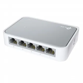 .5-port 10/100Mbps Desktop Switch  TP-LINK TL-SF1005D, Plastic Case