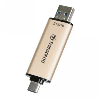 USB Flash накопитель Transcend JetFlash 930C, 512Гб, Золотистый