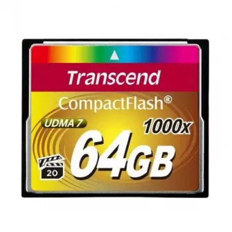 Карта памяти Transcend CompactFlash 1000, 64Гб (TS64GCF1000)