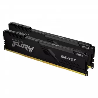 Оперативная память Kingston FURY Beast, DDR4 SDRAM, 3200 МГц, 64Гб, KF432C16BBK2/64