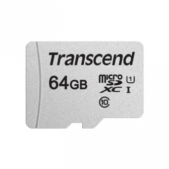 64GB MicroSD (Class 10) UHS-I (U1),+SD adapter, Transcend 