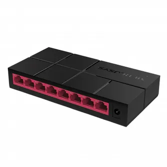 .8-port 10/100/1000Mbps Desktop Switch  MERCUSYS MS108G, Plastic Case