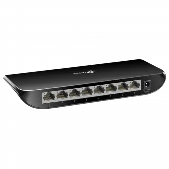 .8-port 10/100/1000Mbps Switch TP-LINK TL-SG1008D, Plastic Case
