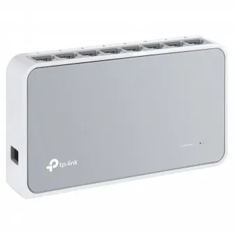 .8-port 10/100Mbps Desktop Switch  TP-LINK TL-SF1008D, Plastic Case