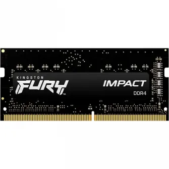 Оперативная память Kingston FURY Impact, DDR4 SDRAM, 3200 МГц, 8Гб, KF432S20IB/8