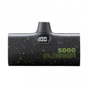 Acumulator extern Cellularline PLUGGER, 5000mAh, Negru