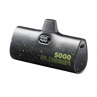 Acumulator extern Cellularline PLUGGER, 5000mAh, Negru