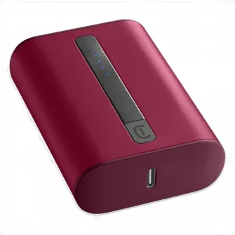 Acumulator extern Cellularline Thunder 10000, 10000mAh, Rosu