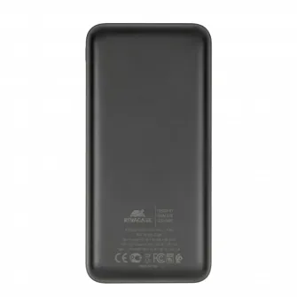Acumulator extern Rivacase VA2102, 20000mAh, Negru