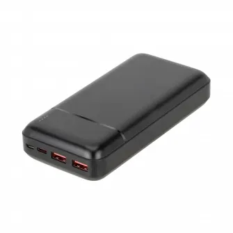 Acumulator extern Rivacase VA2102, 20000mAh, Negru