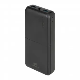 Acumulator extern RivaCase VA2572, 20000mAh, Negru