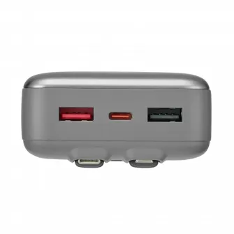 Acumulator extern Rivacase VA2612, 20000mAh, Argintiu