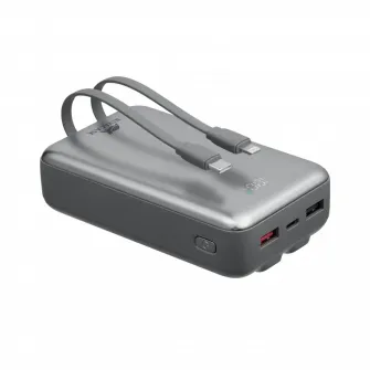 Acumulator extern Rivacase VA2612, 20000mAh, Argintiu