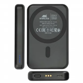 Acumulator extern Rivacase VA4917, 500mAh, Negru