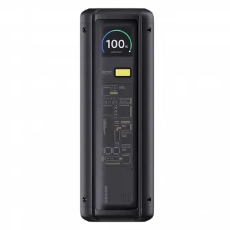 Acumulator extern Xiaomi 212W HyperCharge, 25000mAh, Negru