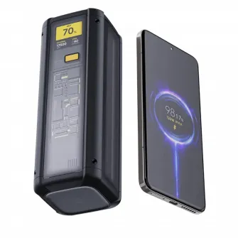 Acumulator extern Xiaomi 212W HyperCharge, 25000mAh, Negru