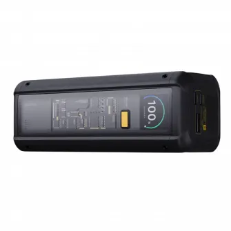 Acumulator extern Xiaomi 212W HyperCharge, 25000mAh, Negru