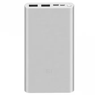 Acumulator extern Xiaomi Power Bank 3, 10000mAh, Argintiu