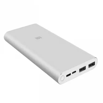Acumulator extern Xiaomi Power Bank 3, 10000mAh, Argintiu