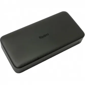 Acumulator extern Xiaomi Power Bank Redmi, 20000mAh, Negru