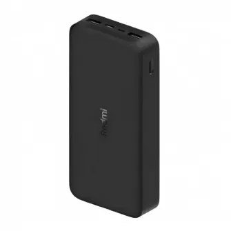 Acumulator extern Xiaomi Power Bank Redmi, 20000mAh, Negru