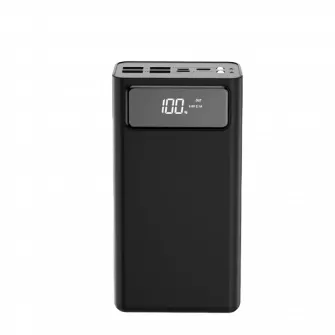 Acumulator extern XO PR125, 50000mAh, Negru