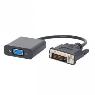 Видеоконвертер Cablexpert A-DVID-VGAF-01, DVI-D (M) - SVGA (F), 0,2м, Чёрный