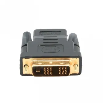 Видеоадаптер Cablexpert A-HDMI-DVI-2, HDMI (F) - DVI-I (M), Чёрный