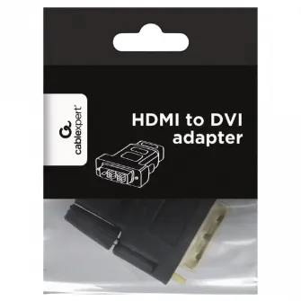 Видеоадаптер Cablexpert A-HDMI-DVI-2, HDMI (F) - DVI-I (M), Чёрный