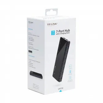 USB-концентратор TP-LINK UH720, Чёрный