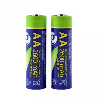 Аккумуляторы Energenie EG-BA-AA26-01, AA, 2600mAh, 2pcs.
