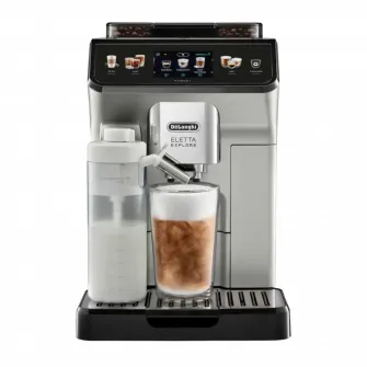 Aparat de cafea DeLonghi ECAM450.65.S, Otel Inoxidabil | Negru