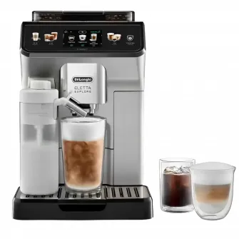 Aparat de cafea DeLonghi ECAM450.65.S, Otel Inoxidabil | Negru